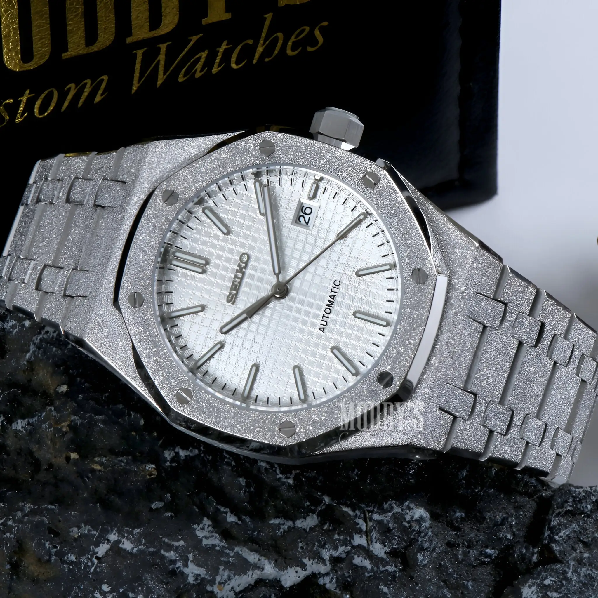 Royal Seikoak | White Iced Out - Image 6