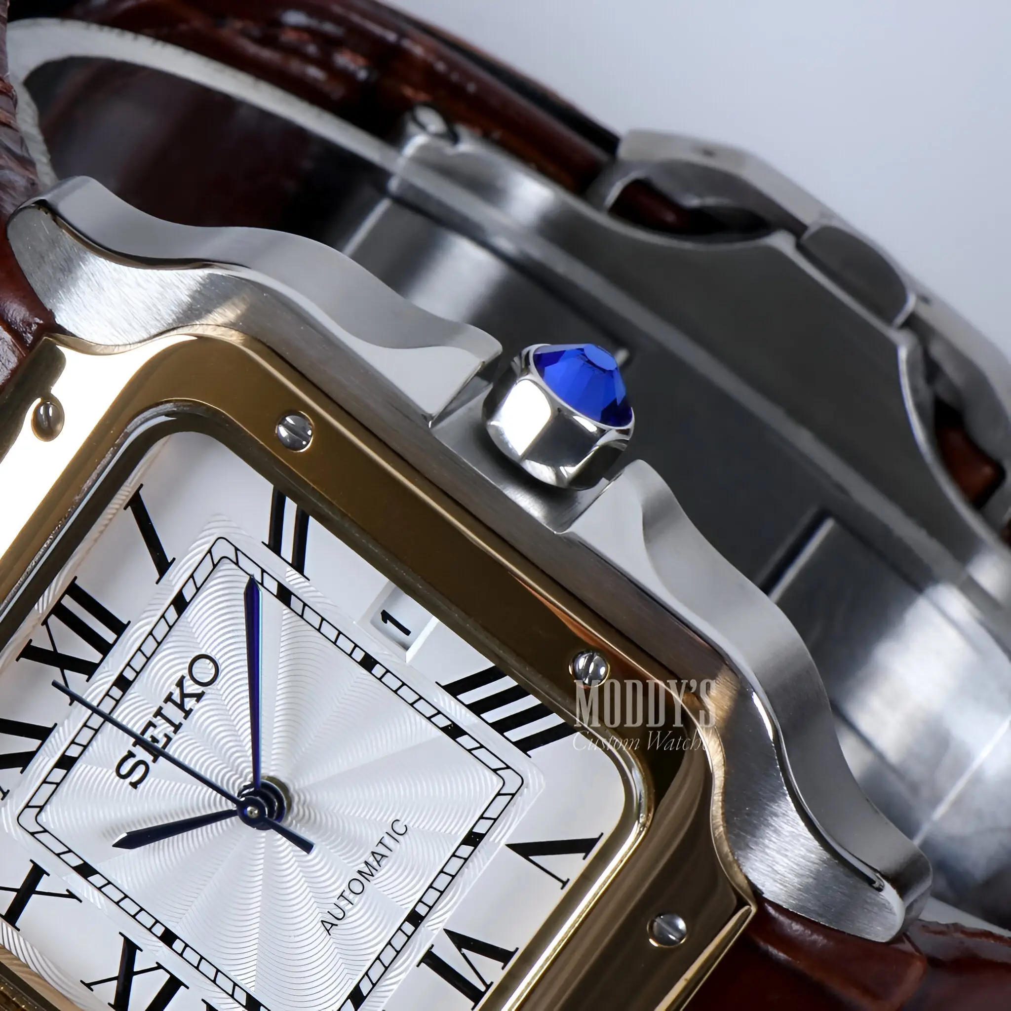Santeiko | White Brown Leather - Image 3