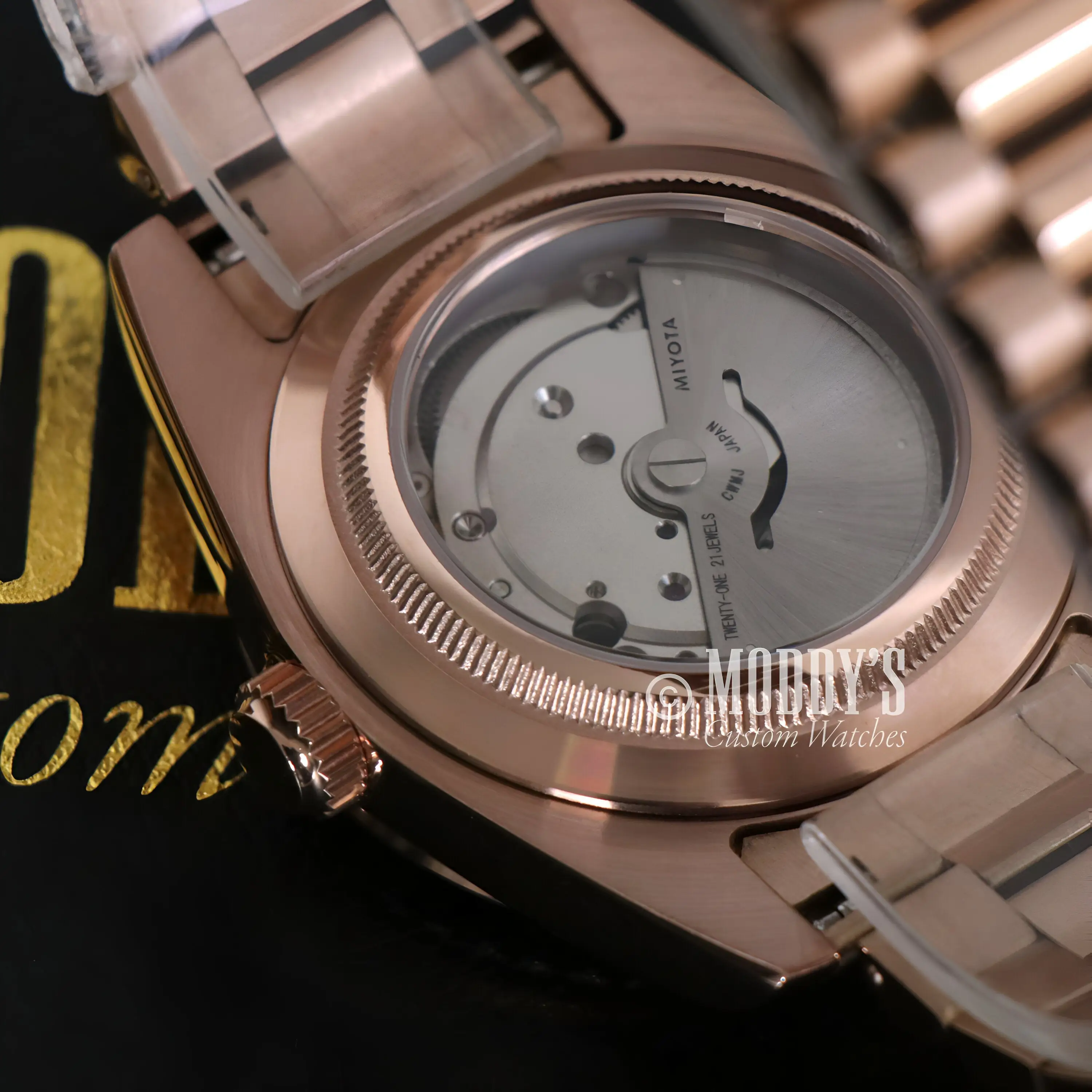 Seikojust | Daydate Rose Gold - White Arabic - Image 6